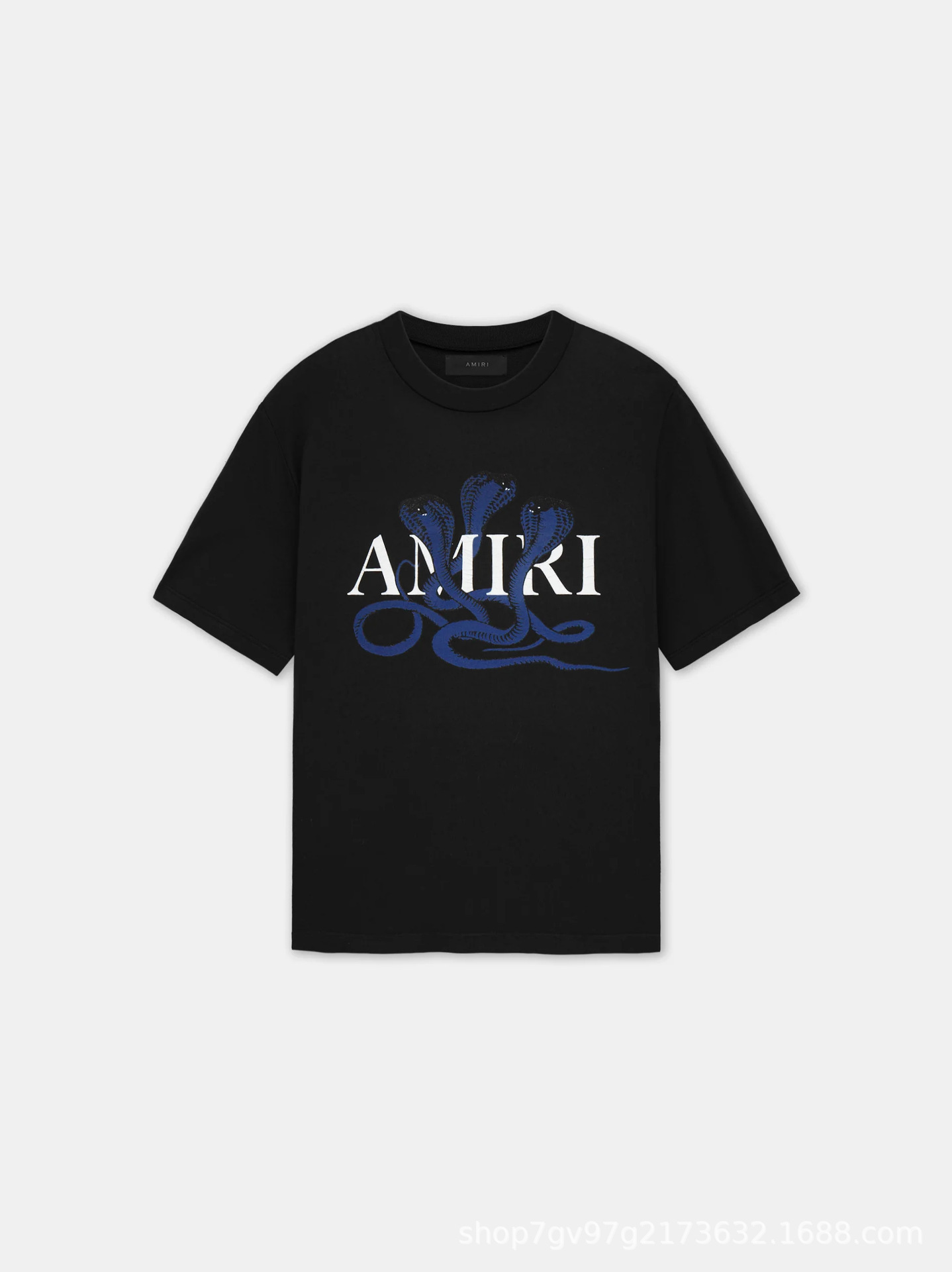 AMIRl Poison Cotton T-shirt  Black FARFETCH JO
