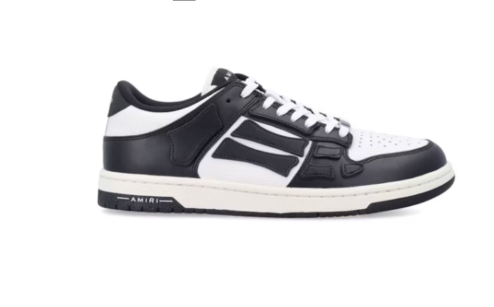 Amiri Skel Top Low Black White