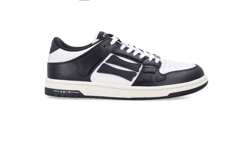 Amiri Skel Top Low Black White